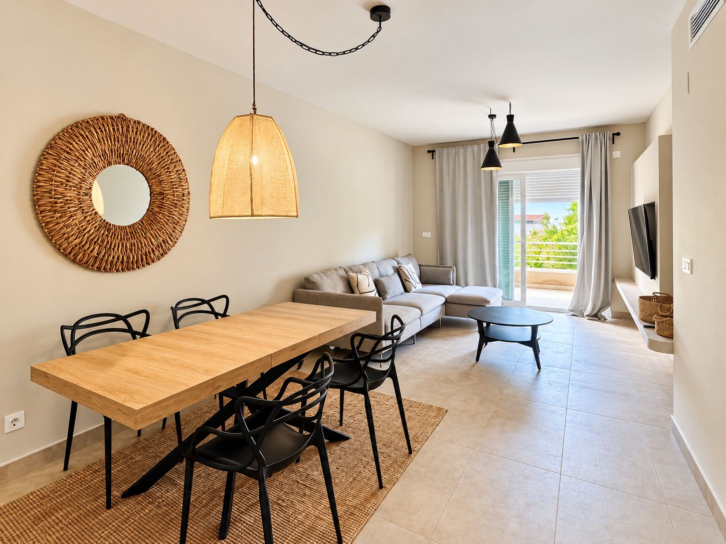 Living and dining room