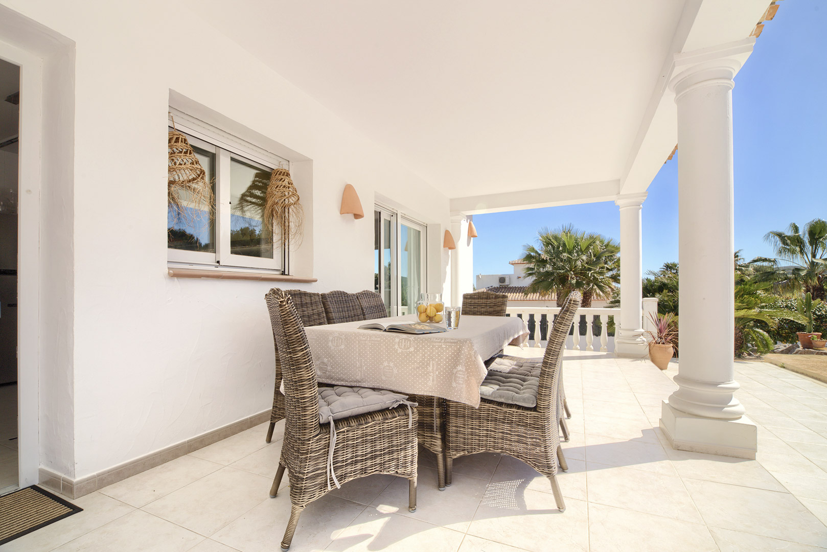 Covered terrace