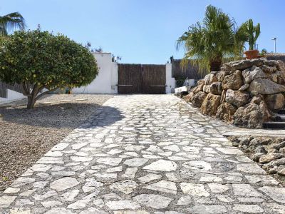 Driveway and entrance gate