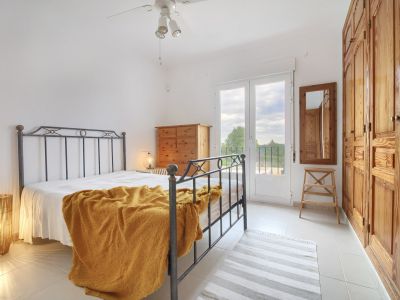 Bedroom with balcony