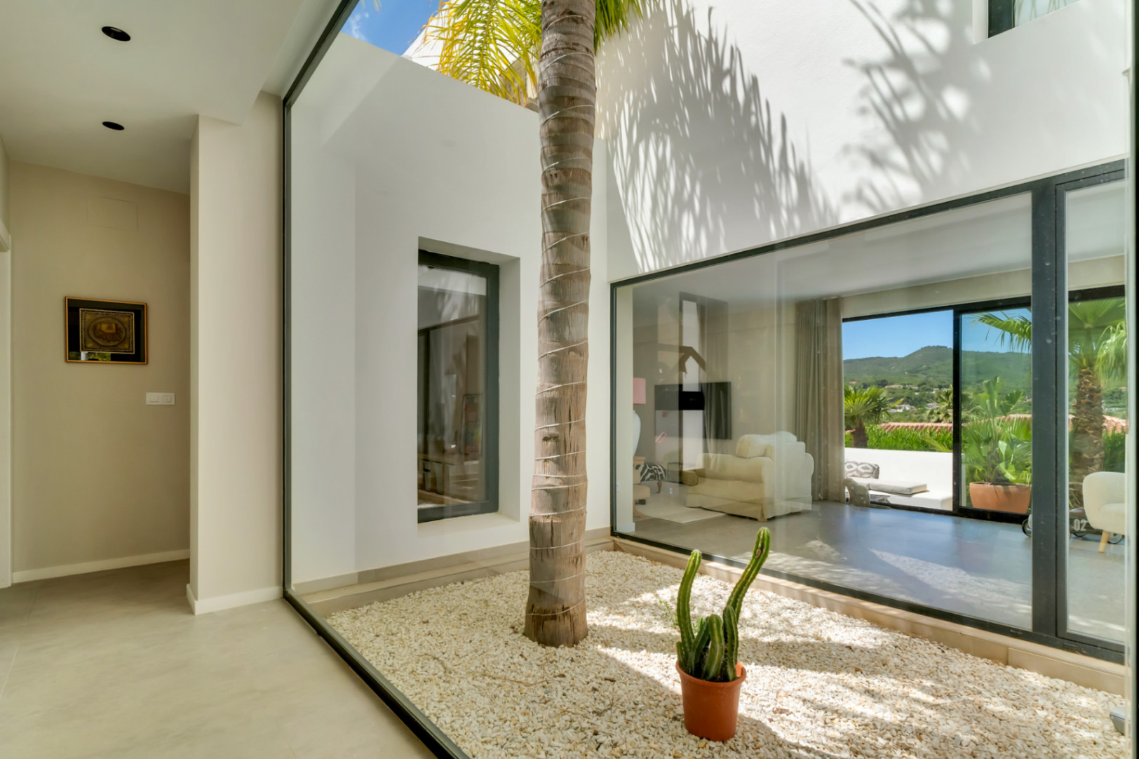 Interior courtyard