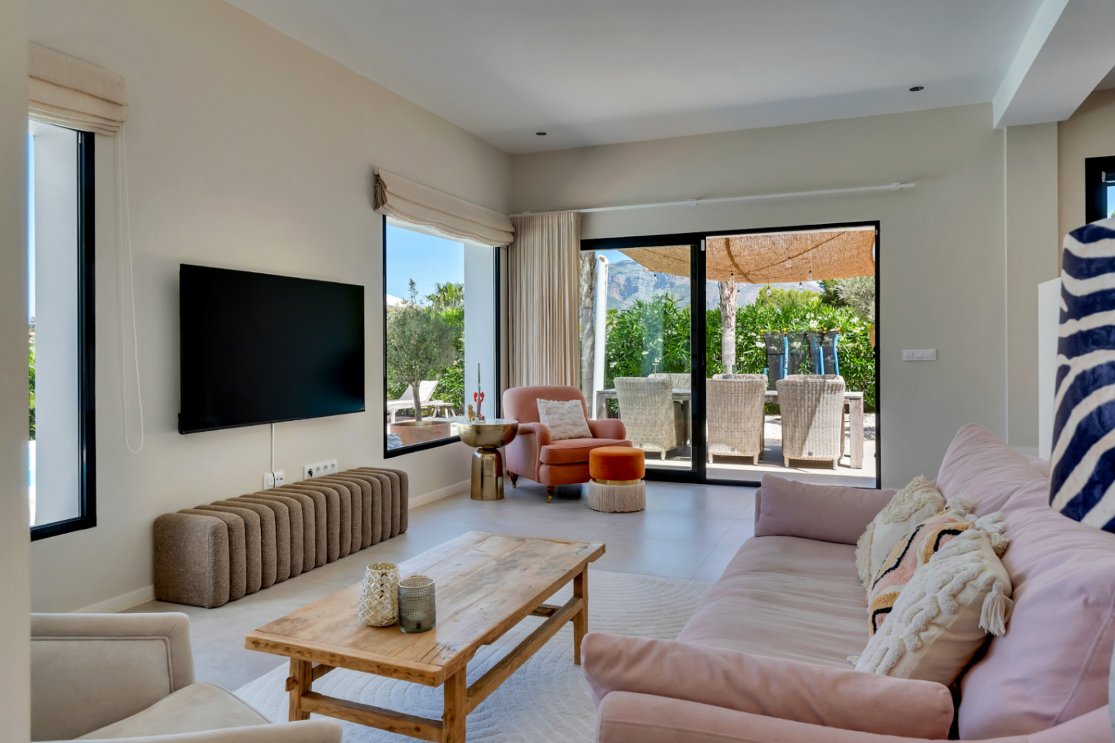Living room with terrace access