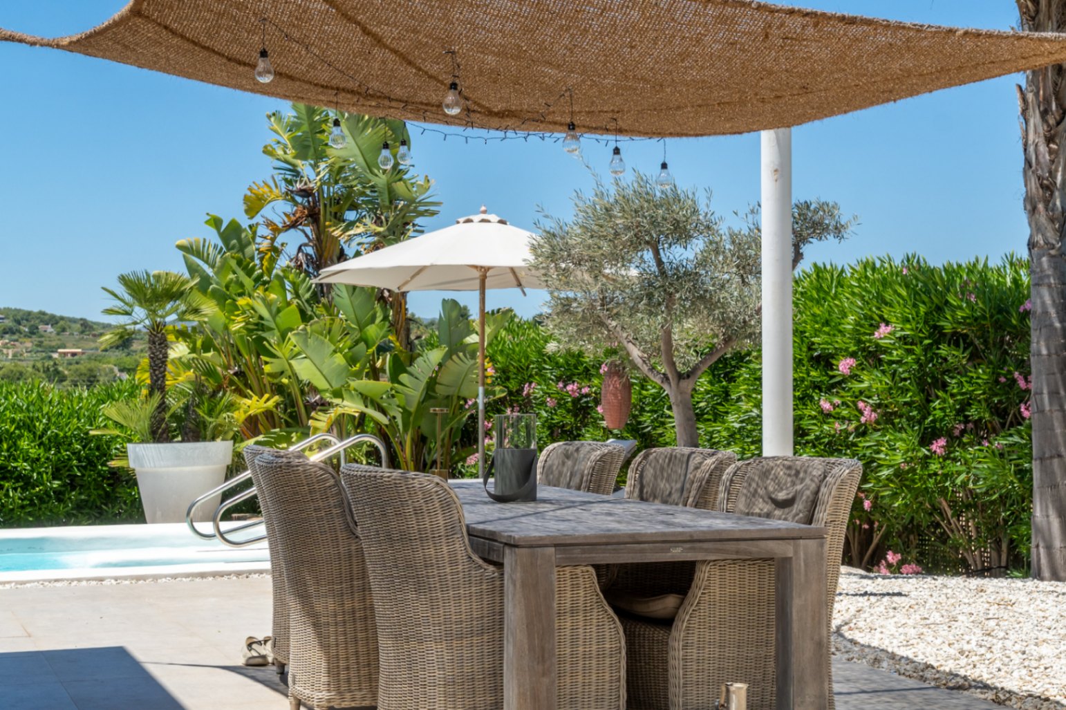 Covered terrace