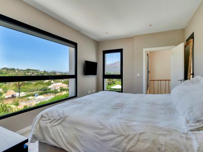 Master bedroom with views