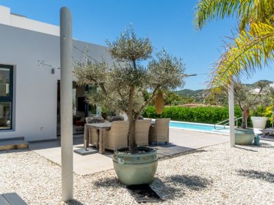Outdoor terrace and pool