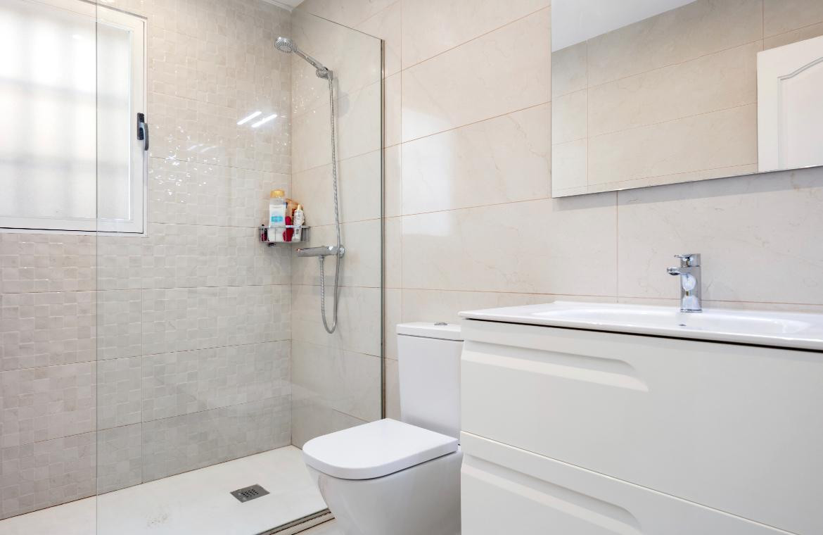 Bathroom with walk-in shower