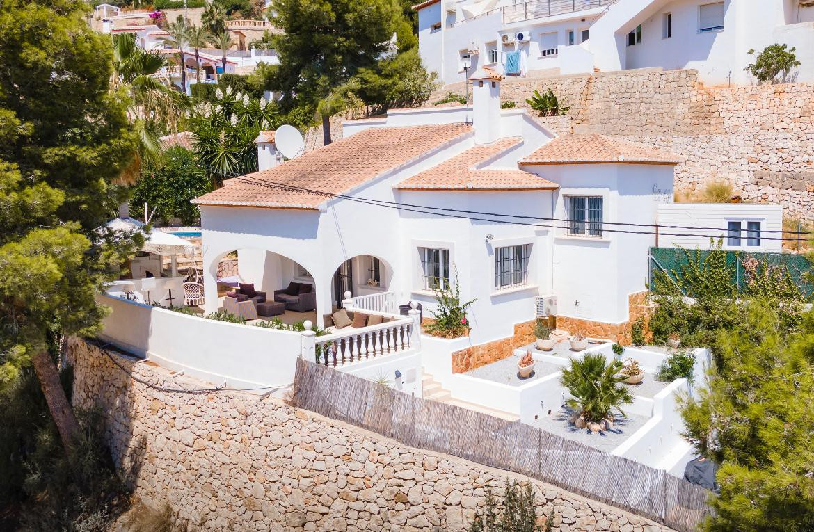 Exterior view of the villa