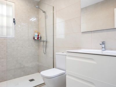 Bathroom with walk-in shower