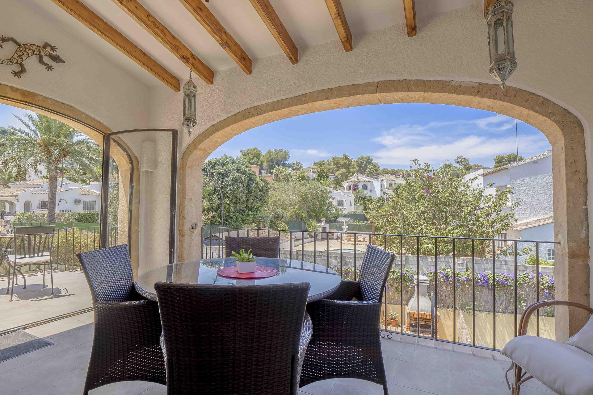 Covered terrace