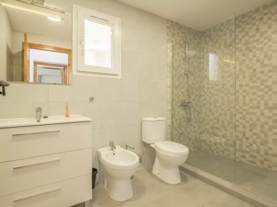 Bathroom with walk-in shower