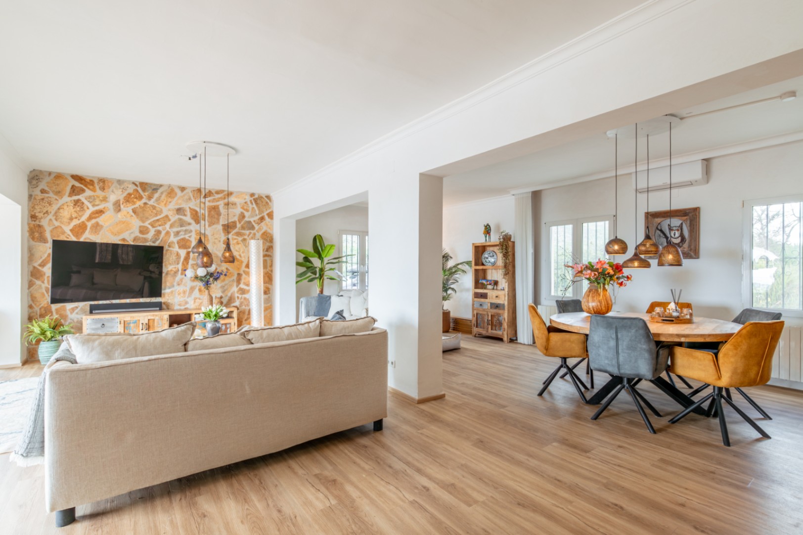 Living and dining room