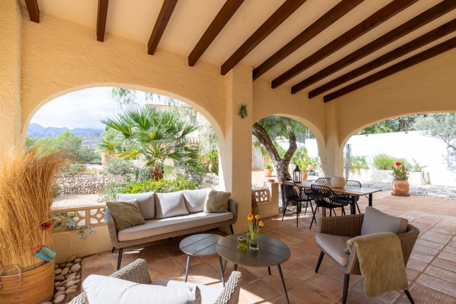 Covered terrace