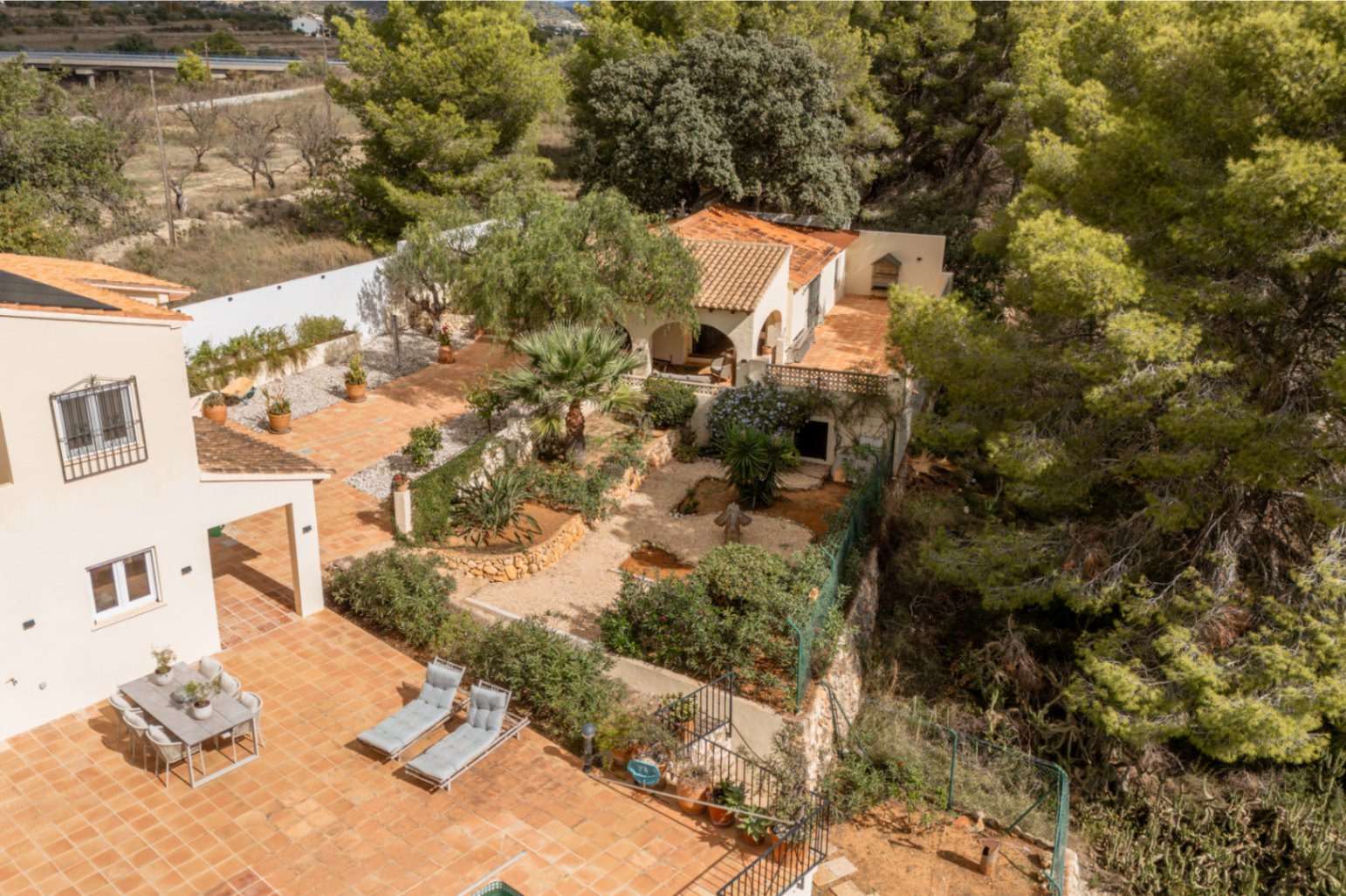 Garden and guest house