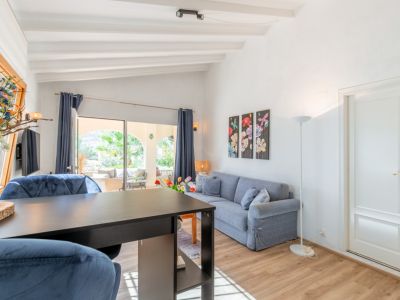 Living room with terrace access