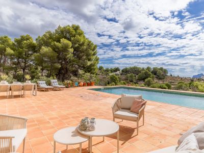Terrace with swimming pool