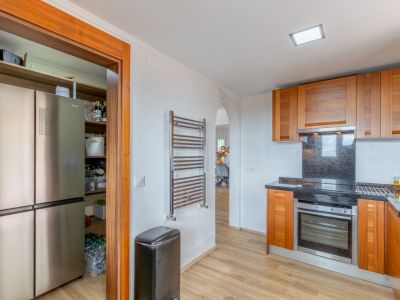 Kitchen with pantry