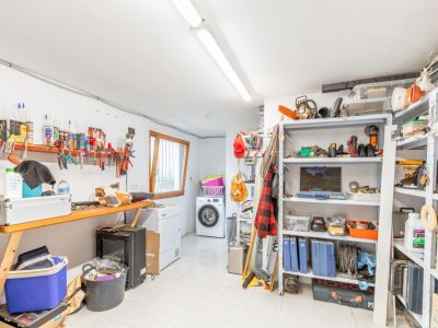 Workshop and laundry room