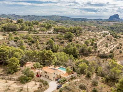 Aerial view of the property