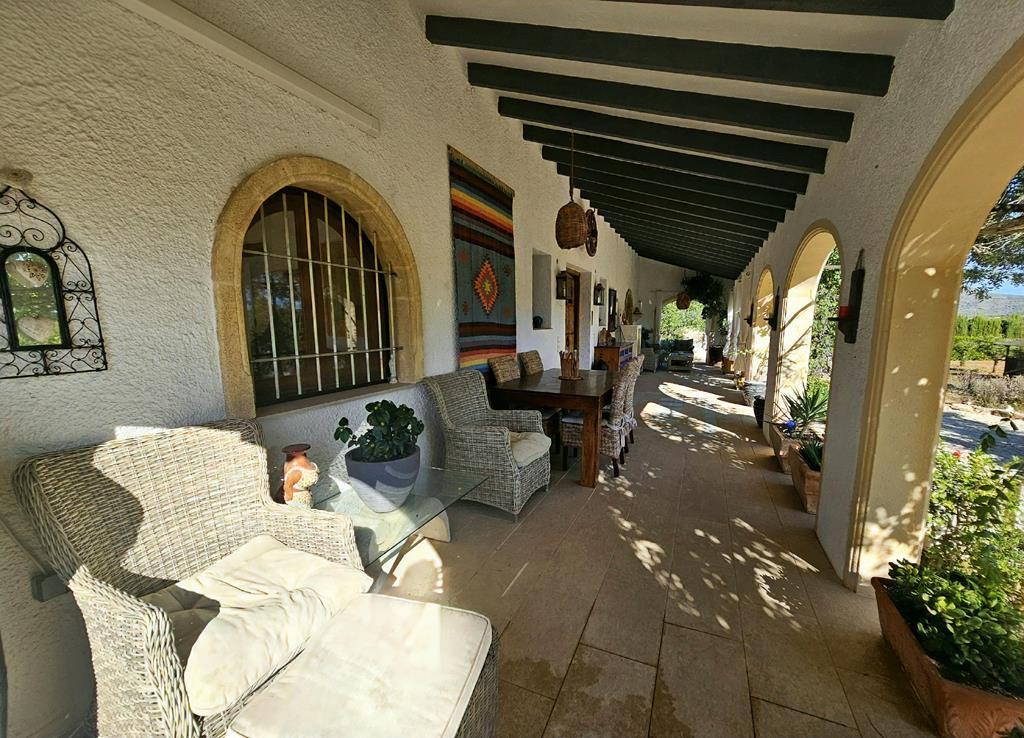 Covered terrace