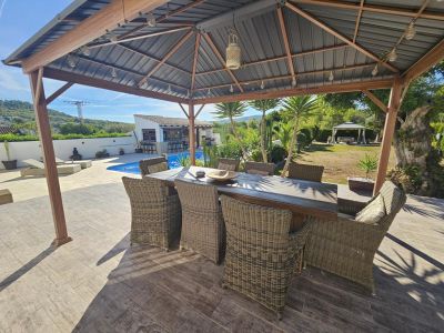Pergola by the pool