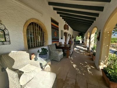 Covered terrace