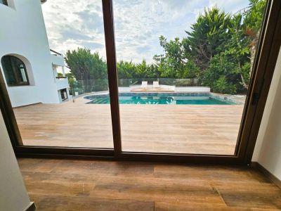 Terrace and pool view