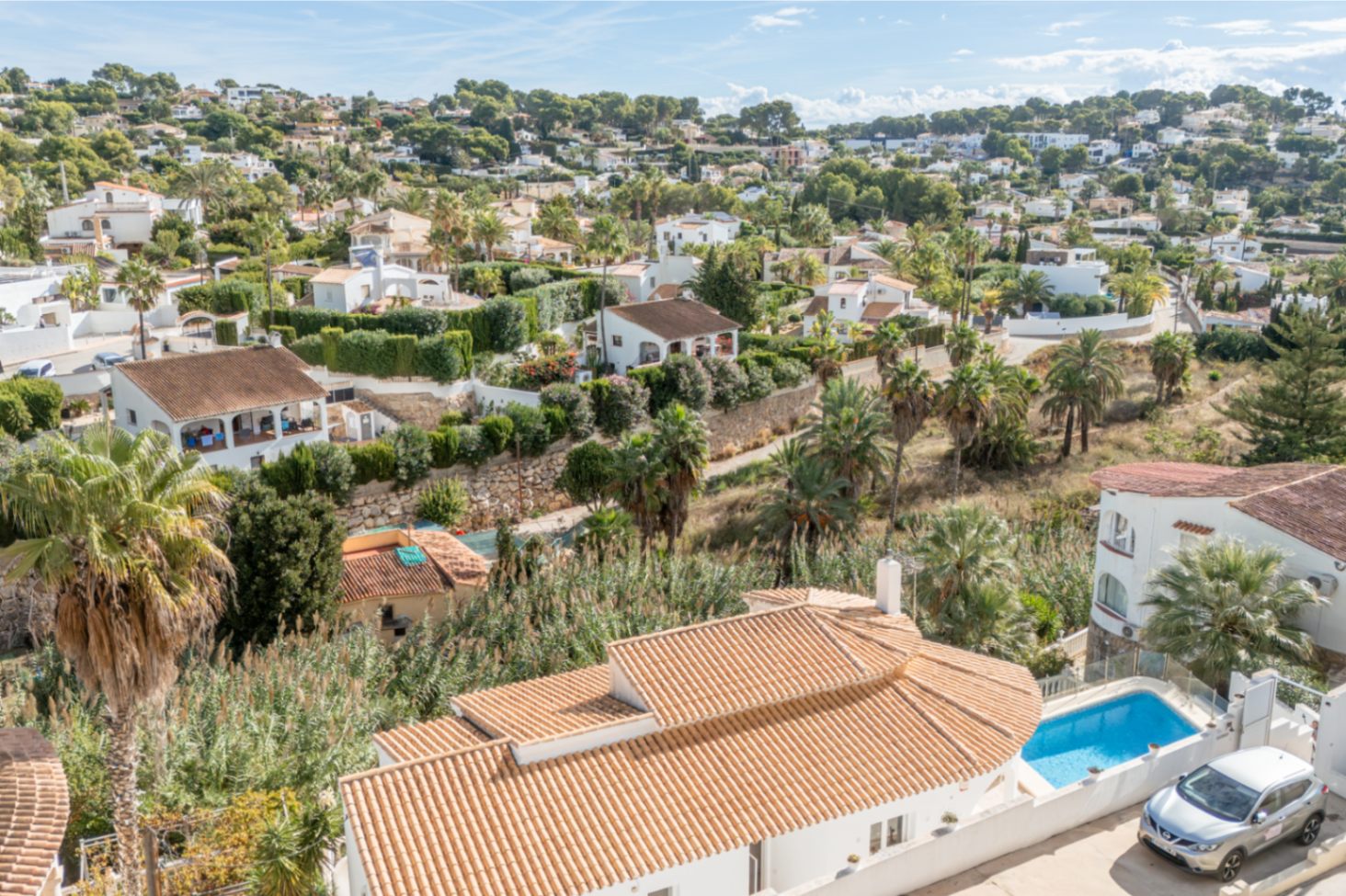 Panoramic views of surroundings