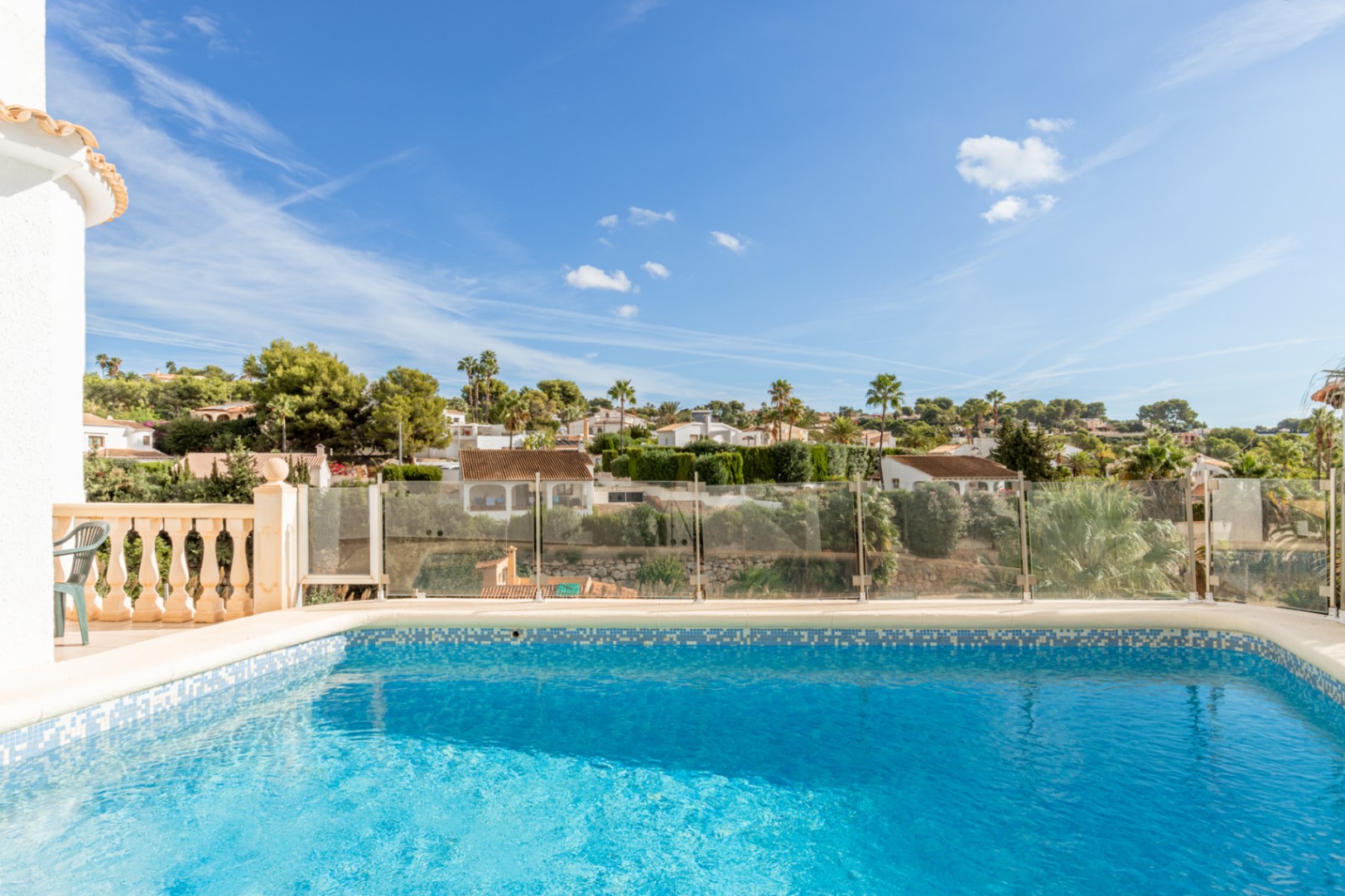 Swimming pool with open views