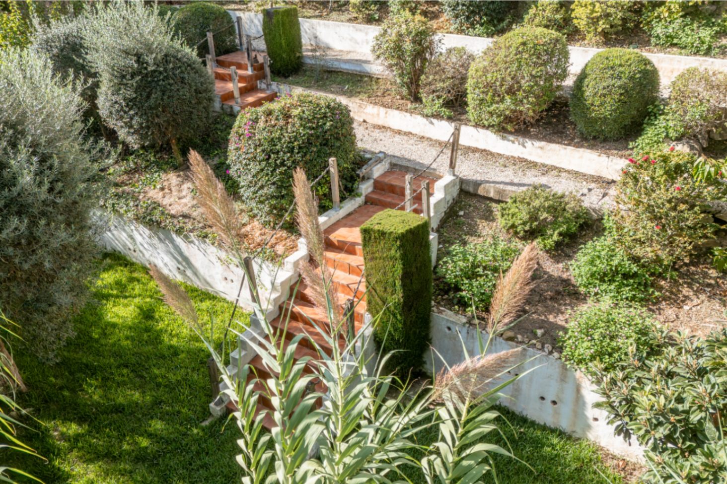 Garden stairs