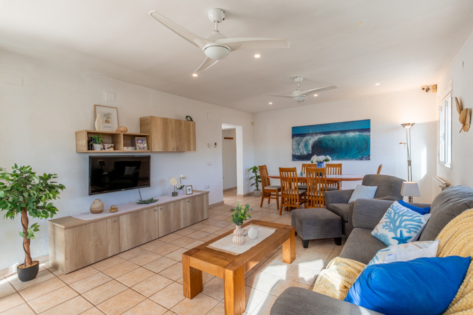 Living and dining room