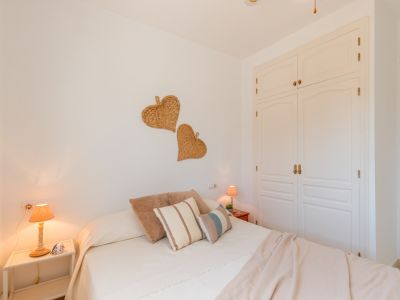 Bedroom with built-in wardrobe