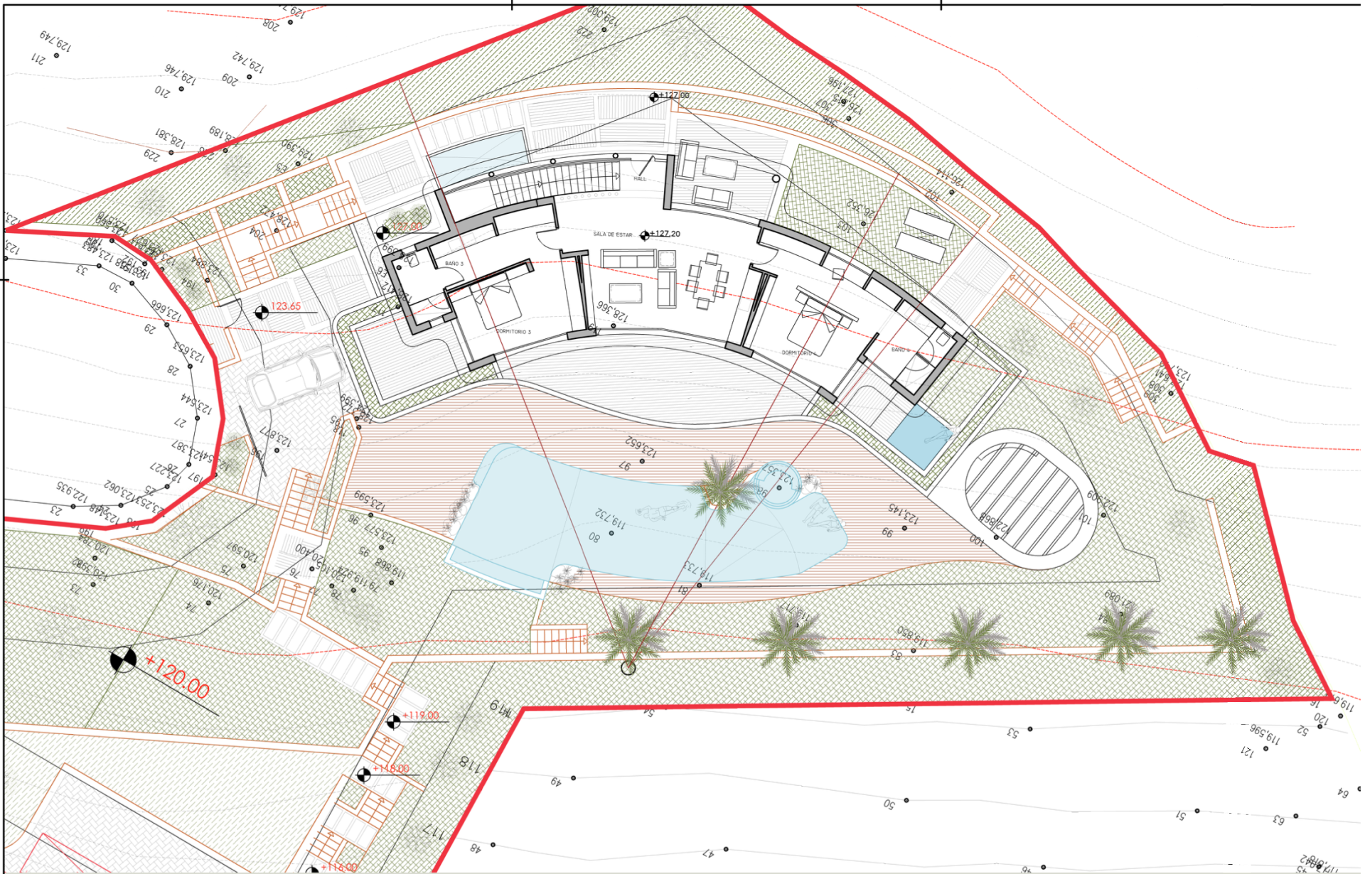 Floor and site plan