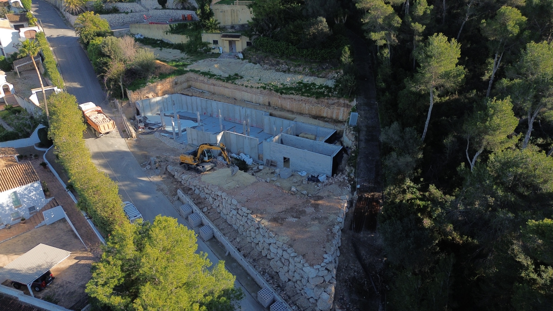 Villa under construction