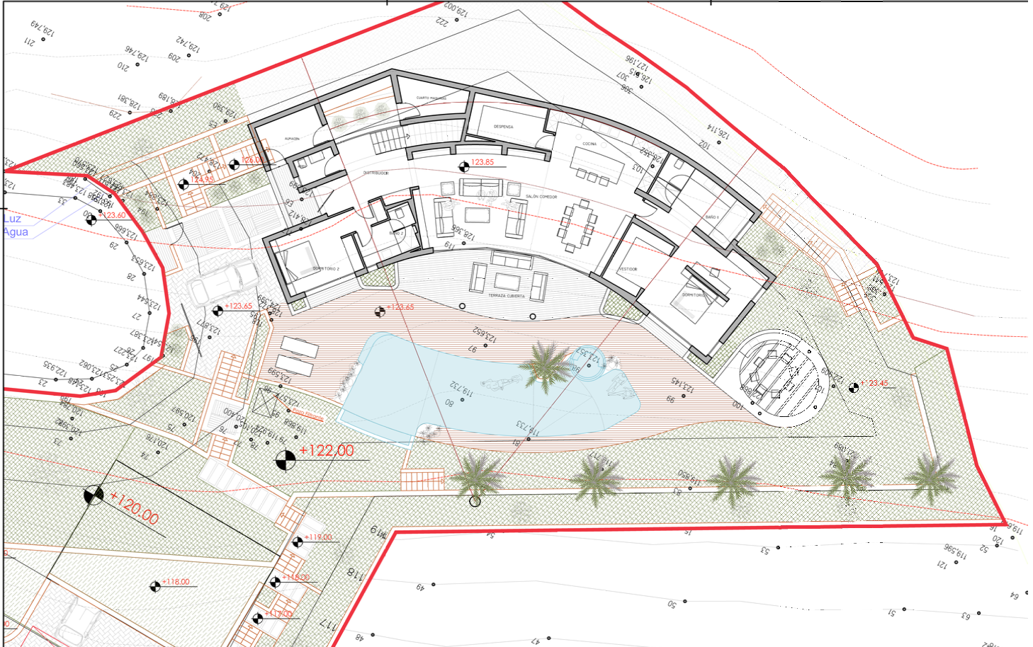 Villa floor plan