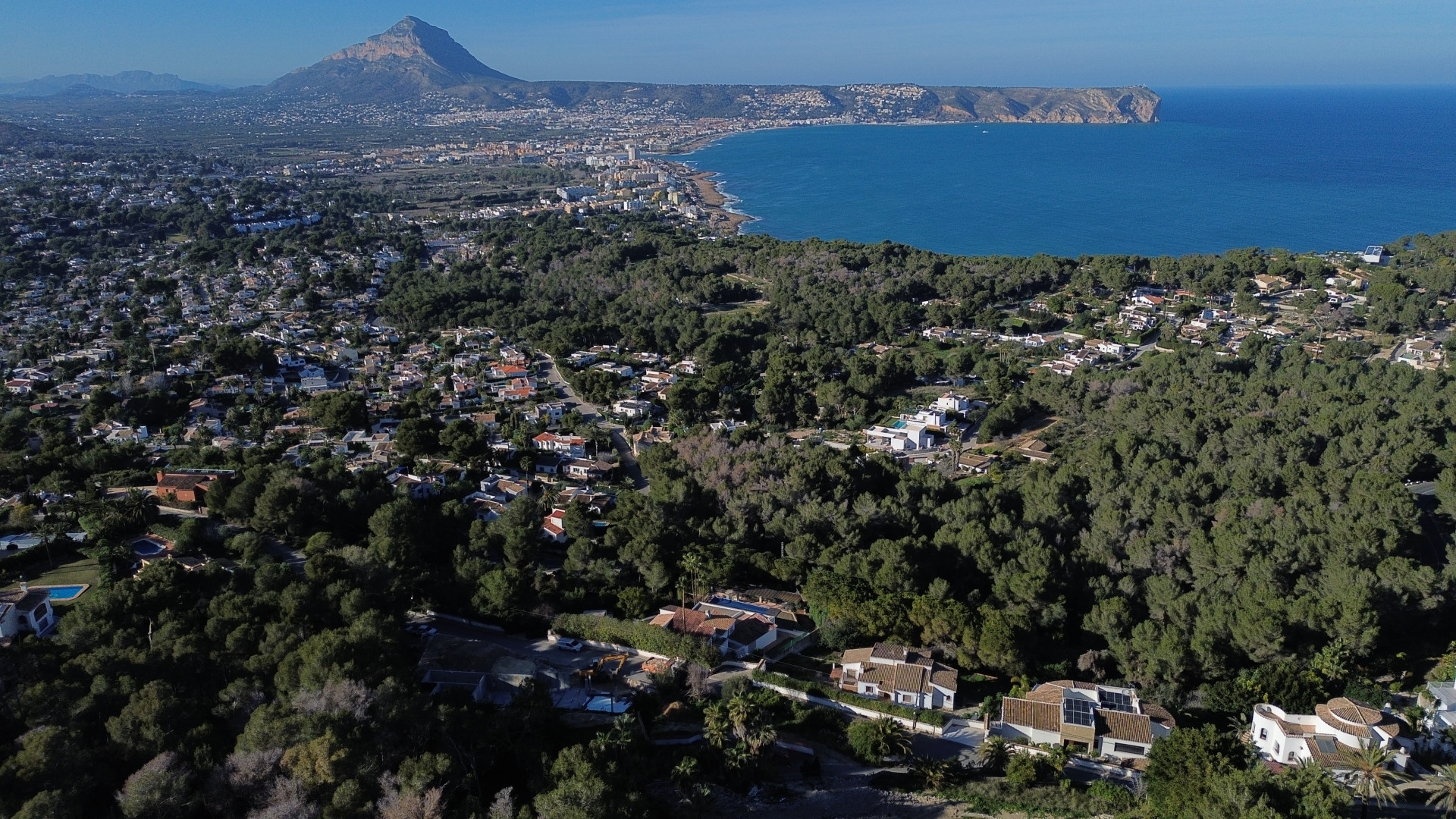 Aerial view of surroundings