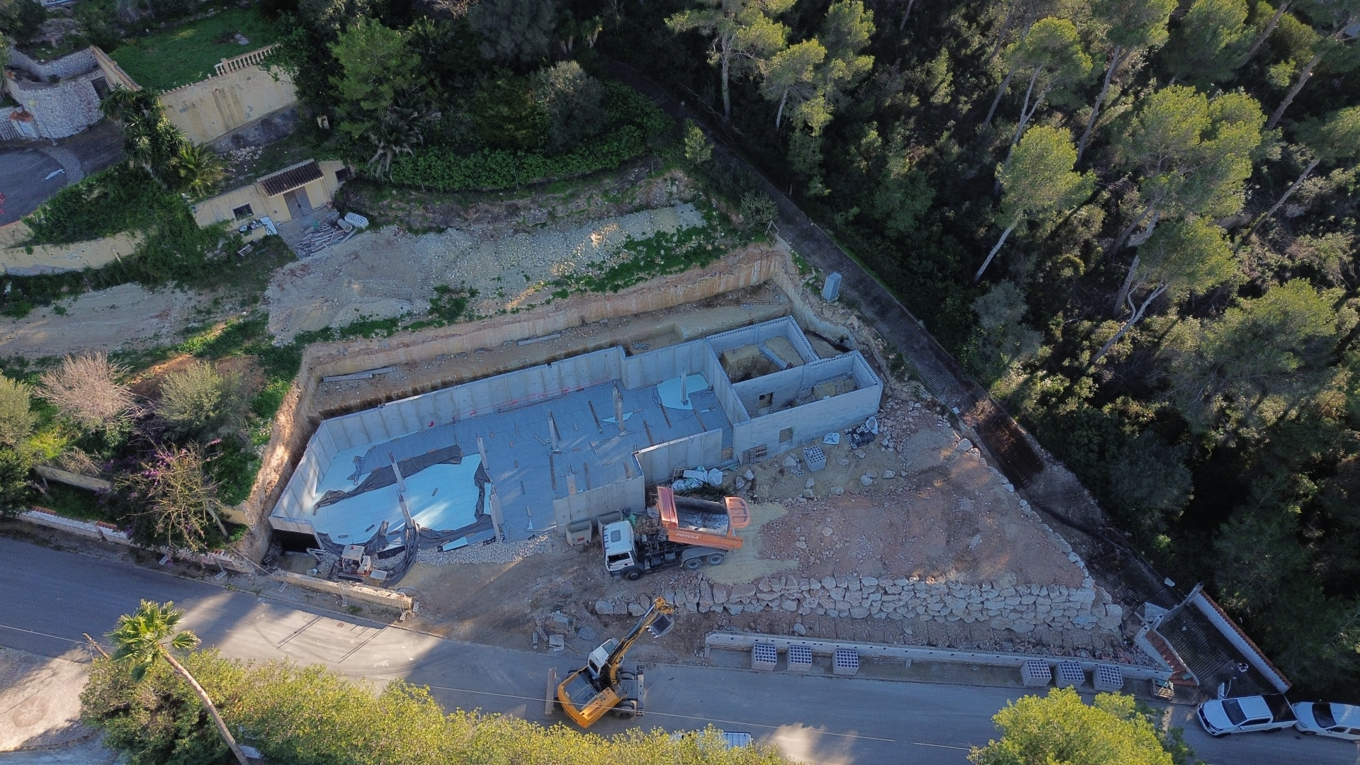 Villa under construction