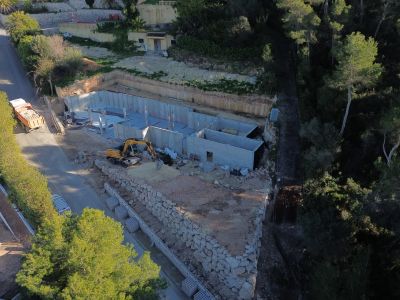 Villa under construction