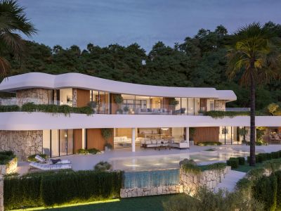 Exterior view with swimming pool