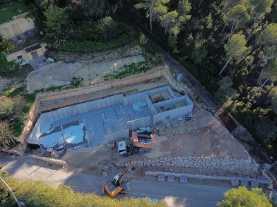 Villa under construction