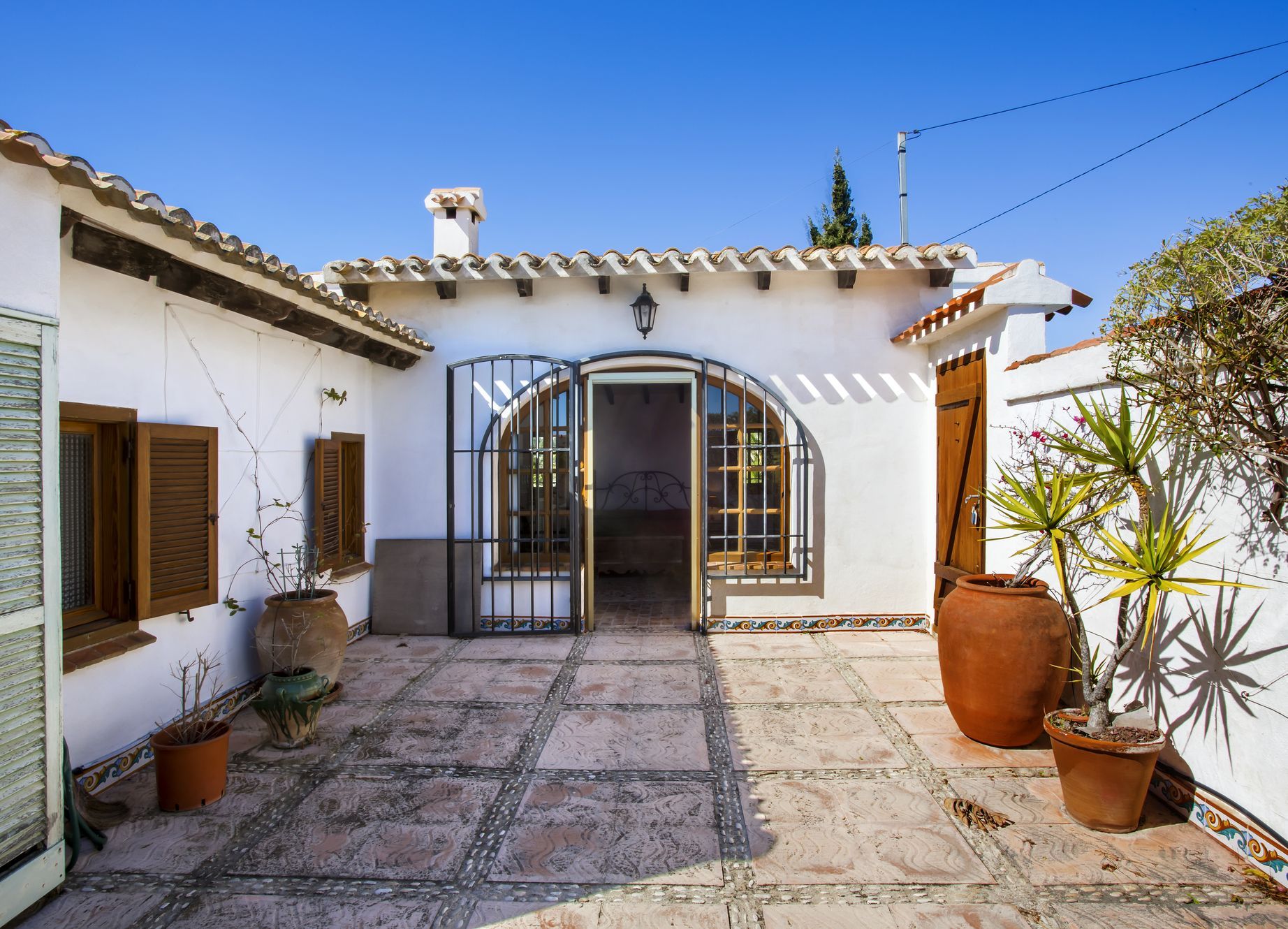 Traditional Mediterranean finca in Jávea with sea views