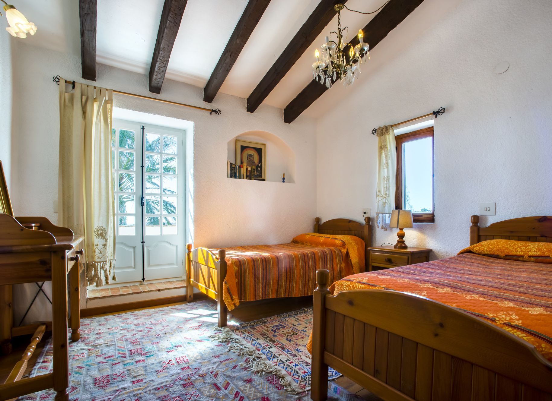 Traditional Mediterranean finca in Jávea with sea views