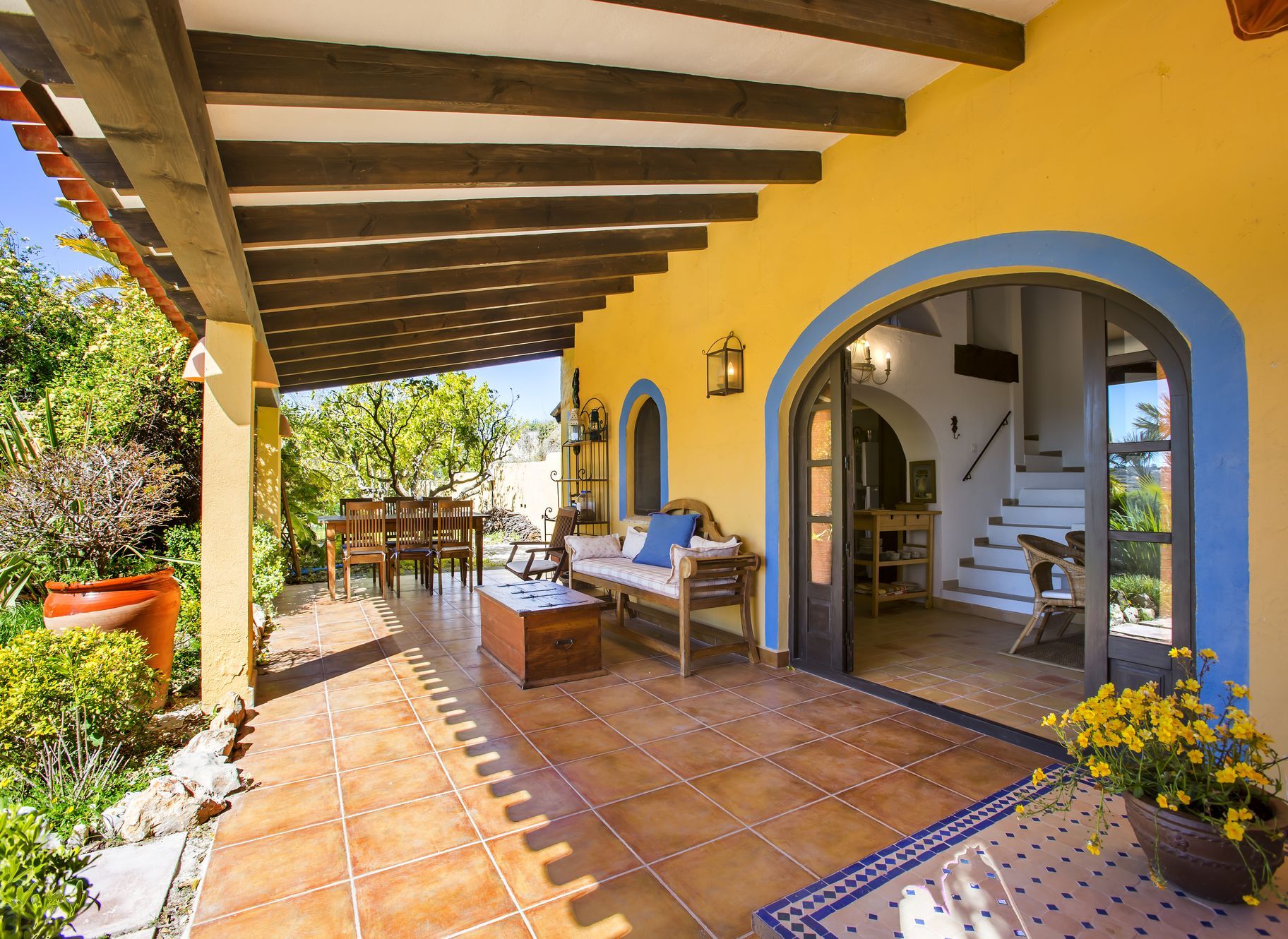Traditional Mediterranean finca in Jávea with sea views