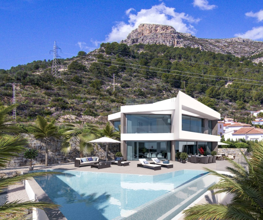 Luxury villa with sea views in Calpe