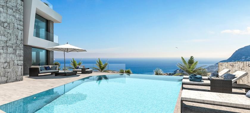 Luxury villa with sea views in Calpe