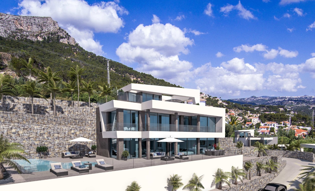 Luxury villa with sea views in Calpe