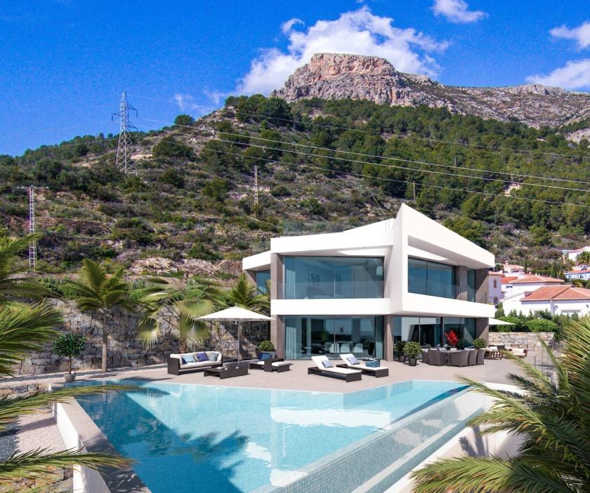 Luxury villa with sea views in Calpe