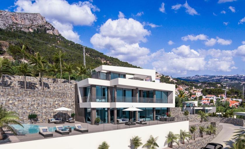 Luxury villa with sea views in Calpe