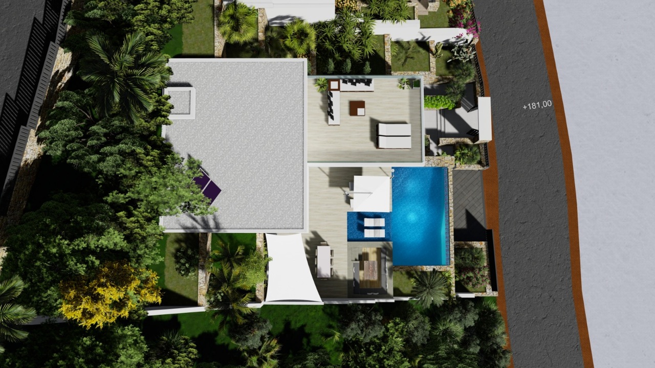 Modern new build villa with sea views in Calpe