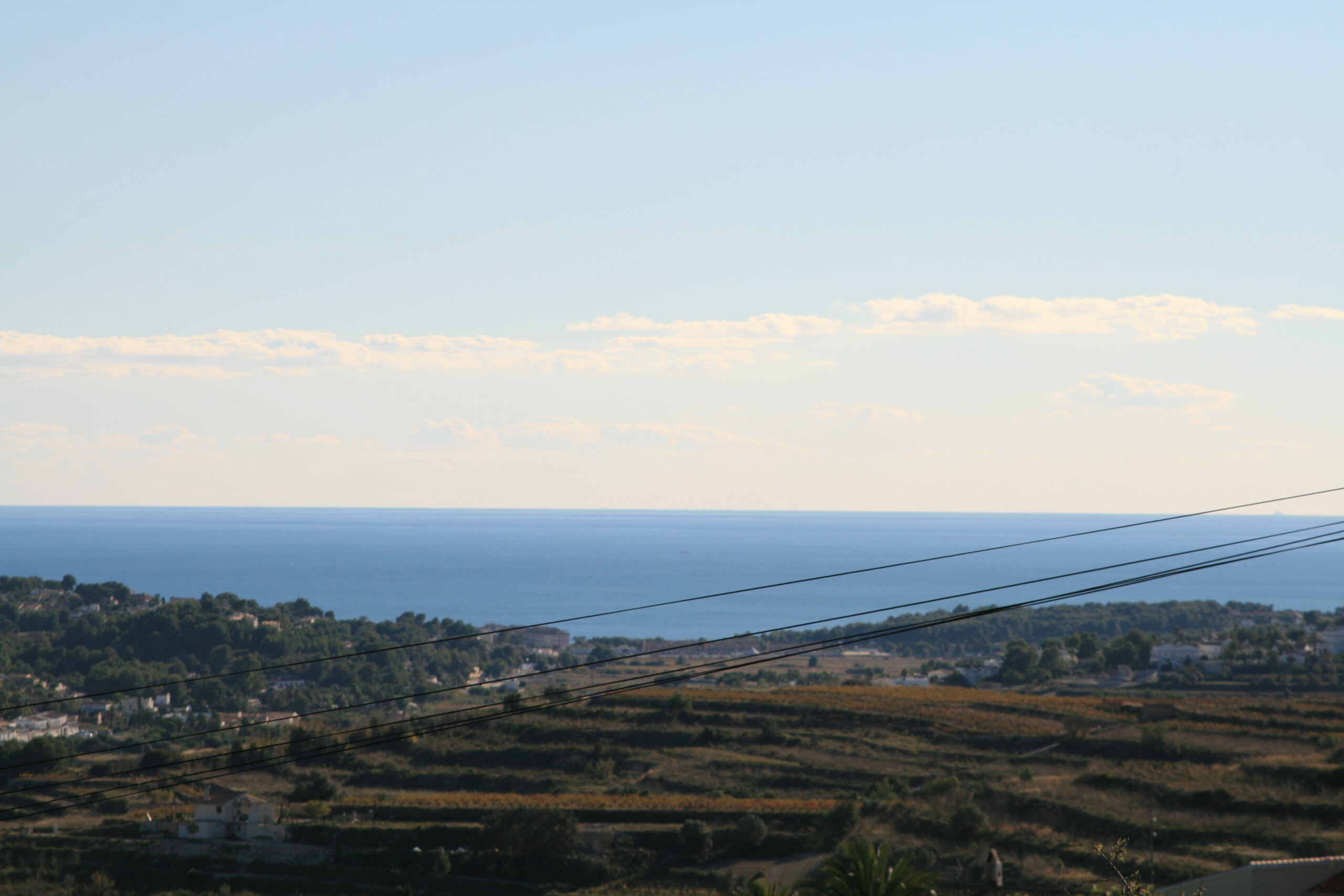 Rural plot of 11,600 m2 with sea views in Benitachell