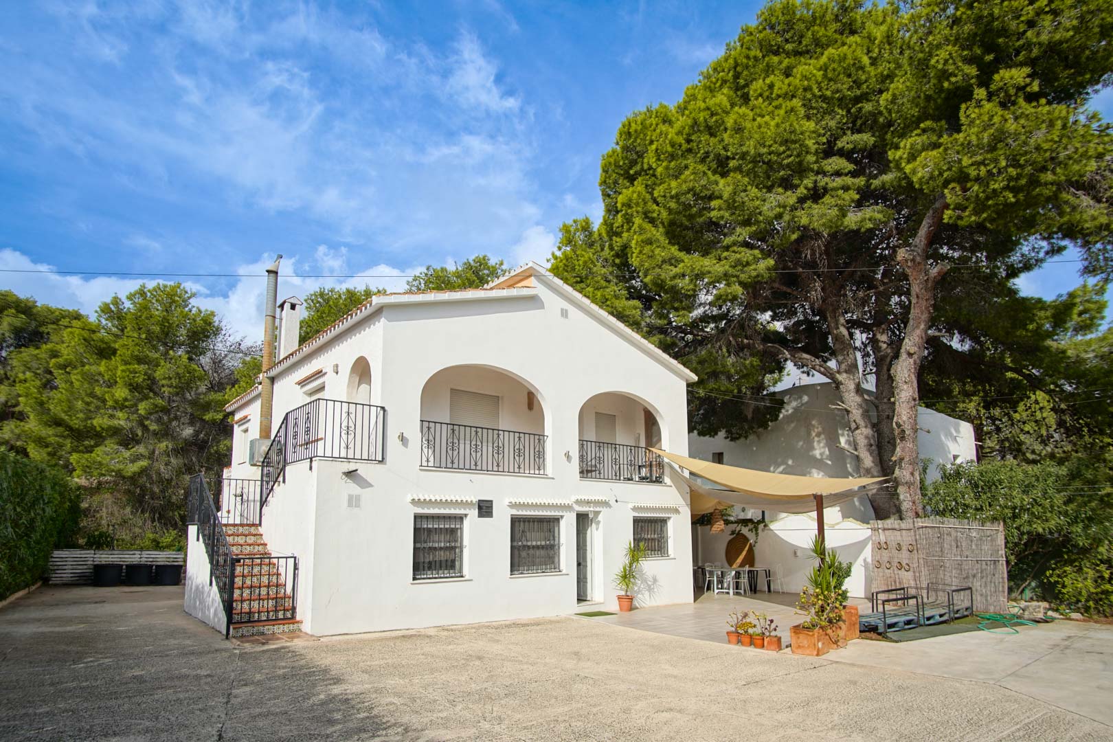 Exterior view of the villa